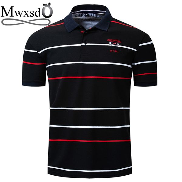 

mwxsd brand euro size summer men striped shirts men cotton shirts male breath soft shirt camisa masculina, White;black