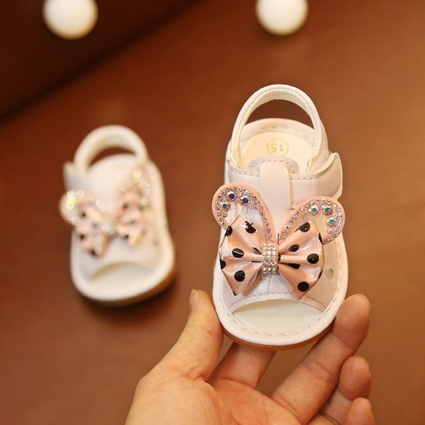 

kids sandals infant baby girls summer shoes breathable anti-slip cartoon pattern shoes sandals toddler soft soled, Black;red