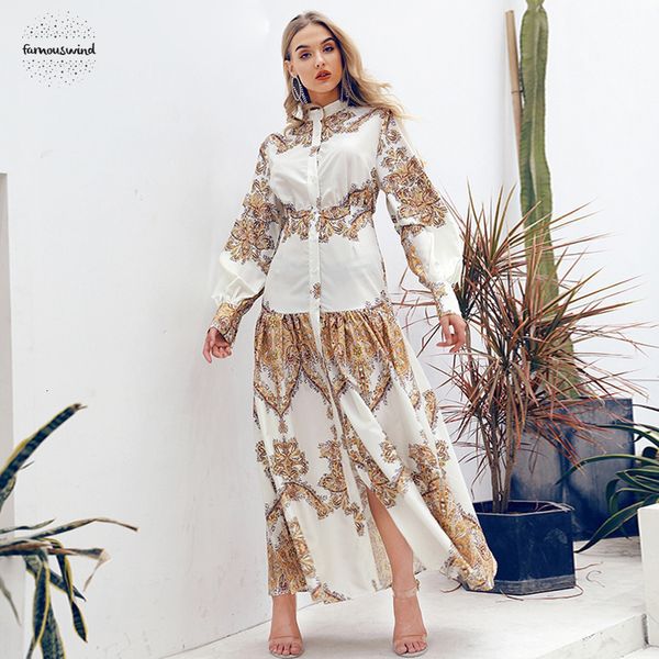 

women dress white paisley print elegant vintage boho polyester casual maxi summer beach dress holiday split long dress festa, Black;gray