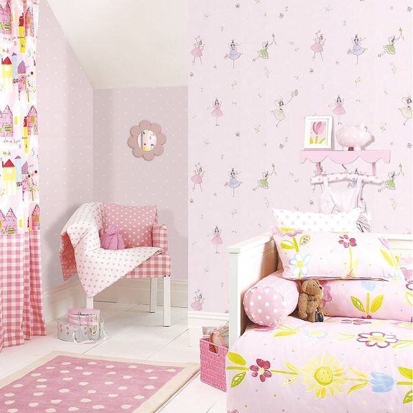 

бумаги девушки мультфильм стены танцы home decor дети девушка спальня обои ролл розовый фиолетовый papel росписи papel де parede infantil