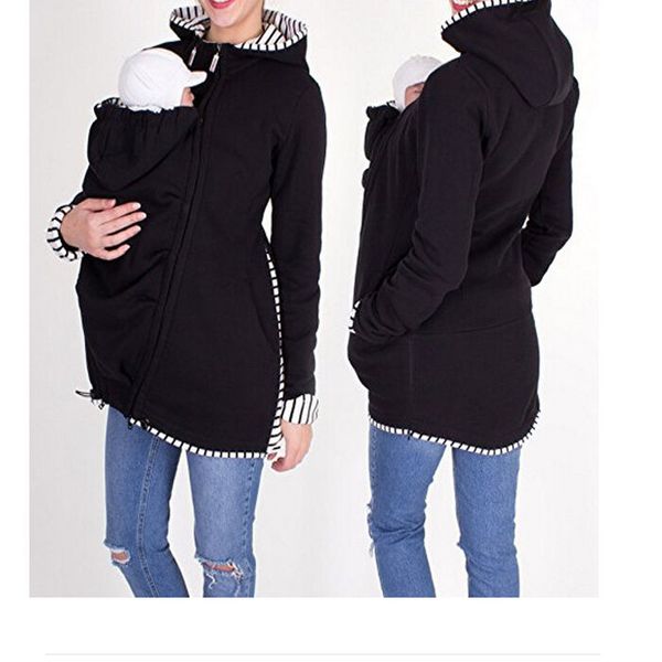 

Fashion Spring Autumn Women Baby Carrier Jacket Kangaroo Maternity Outerwear Coat for Pregnant USA