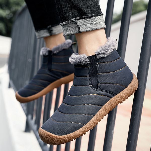 

winter boots, men's boots, warm men's blankets, waterproof shoes, size 36-48, Black