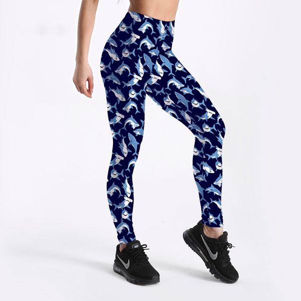 

leggings for women fashion new arrival women new pants womens trousers fashion submarine sharks leggings new fitness drop ship, Black