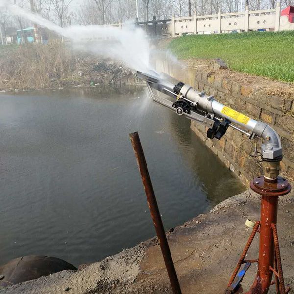 

s103 2" flange rain gun sprinkler for irrigation, water reel irrigation equipment with rain gun
