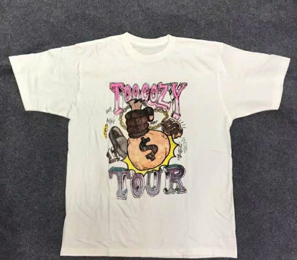 

2019 designer asap rocky mens tshirt summer casual style round neck short sleeve tee for men and women asian size s-xl wholesale, White;black