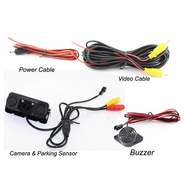 

two-in-one reversing radar camera car radar images up combo smart camera car after reversing buzzer #n