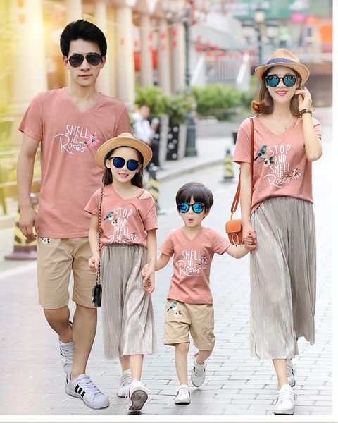 

family matching outfits 2019 summer cool fashion beautiful, Blue