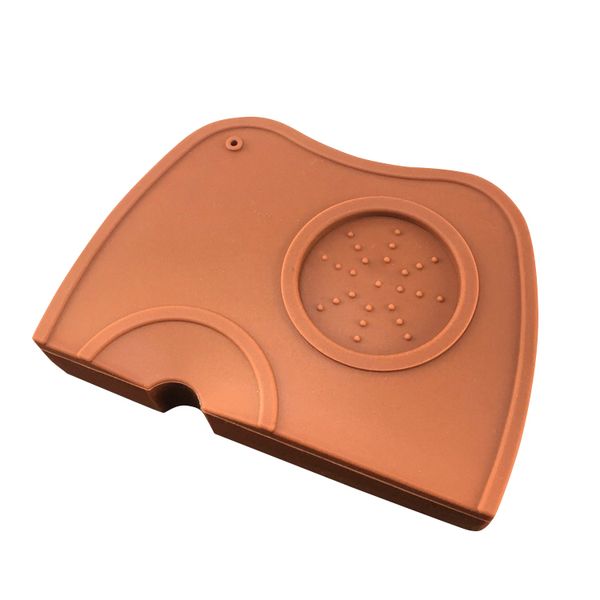 

silicone coffee tamper mat slip-resistant pad home coffee tools espresso tamper mat fping