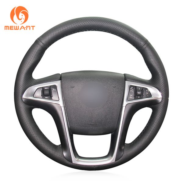 

mewant black artificial leather car steering wheel cover for lacrosse 2010-2013 regal 2011-2013 equinox 2010