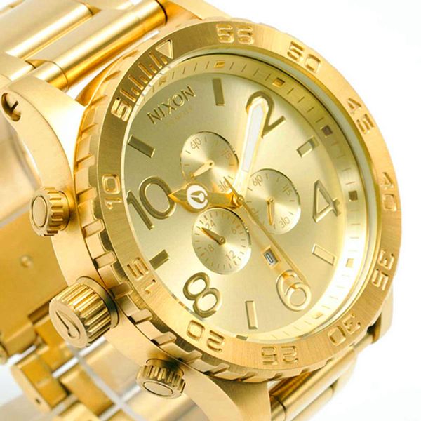

Nx men 039 a083 502 quartz watche the 51 30 chrono all gold teel band chronograph a083502