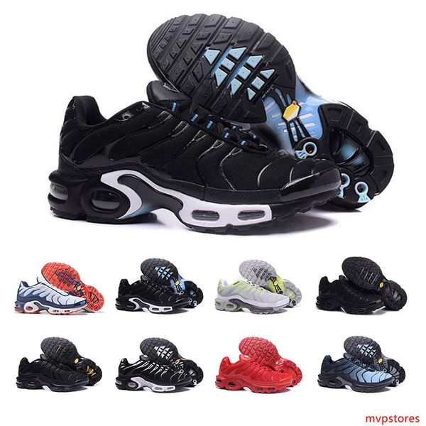 

2019 triple black red blue men plus running shoes breathe sneakers runer sports trainers basket size 40-46
