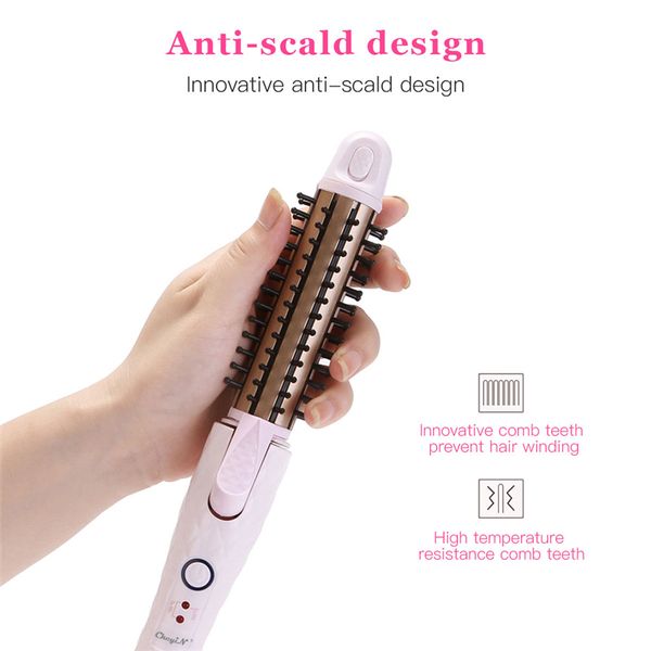 

3 in 1 travel fast heating hair straightener curler hair flat iron foldable hair straighting curling iron corrugation dropship