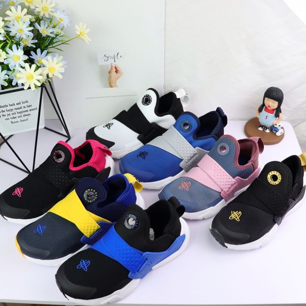 

детская дизайнерская обувь мода дышащая удобная спортивная обувь детские кроссовки роскошные мальчики девочки унисекс уличная обувь, Black