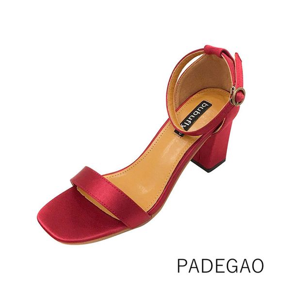 

high heel 2020 women sandals black solid concise high-heeled official fashion woman sandals