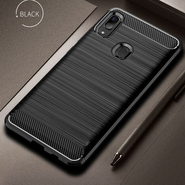 

for samsung galaxy a30 a20 a20e case carbon fiber cover shockproof phone case for samsung a 20 30 cover full protection bumper