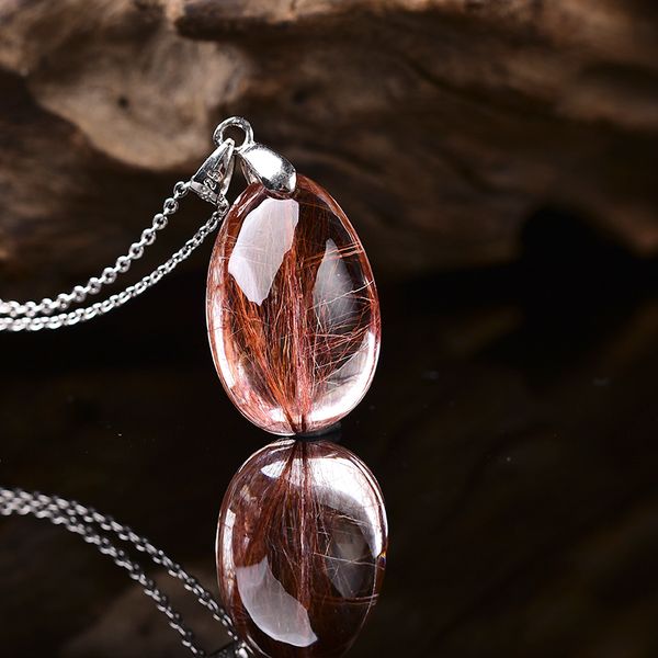 

beautiful natural crystal pendant energy stone rock mineral specimen pendant necklace for women or men increase charm diy gifts