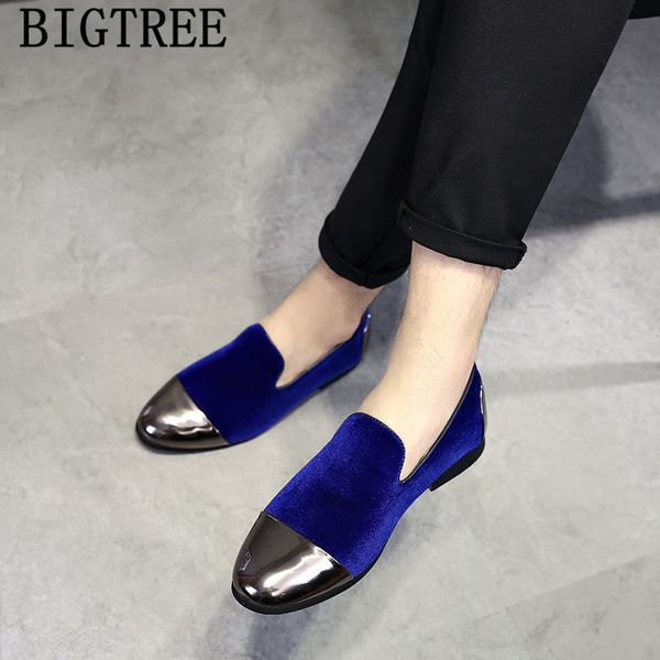 

wedding shoes men elegant coiffeur official shoes men classic italian brand formal dress big size sepatu slip on pria, Black