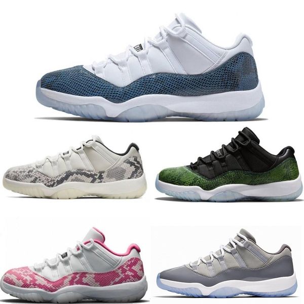 

2020 blue 2019 new 11 navy pink snakeskin basketball shoes bred concord georgetown space jam gg 11s chaussures de basket