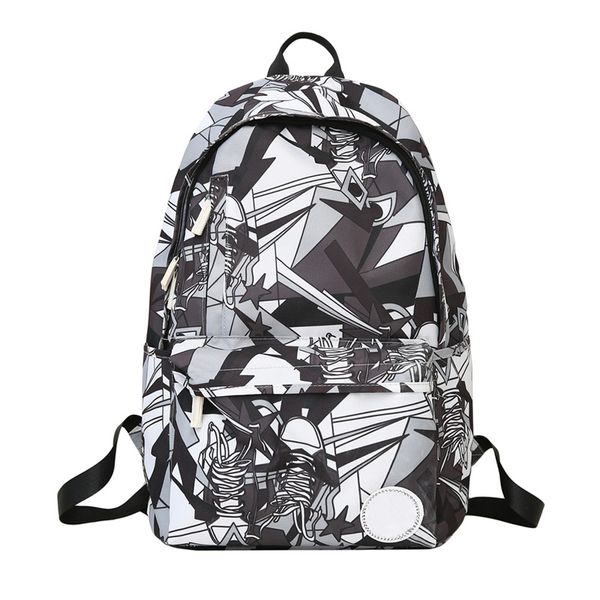 

дизайнерский рюкзак роскошный дизайнерский рюкзак контраст граффити стиль многоцветный новые зимние продукты школьный мешок печати высокой е