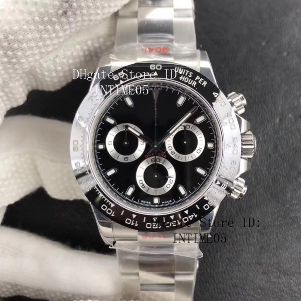 

5 style noobf factory 40mm 116520 116500 116500ln 904l steel chronograph swiss cal.4130 movement automatic mens watches, Slivery;brown
