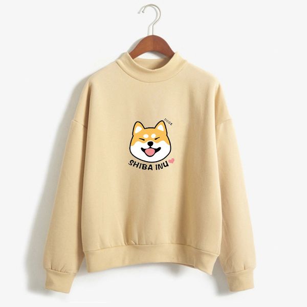 

женщины harajuku толстовки флис осень kawaii симпатичного японский аним сиб инну пуловер kp толстовка moletom sudadera mujer, Black