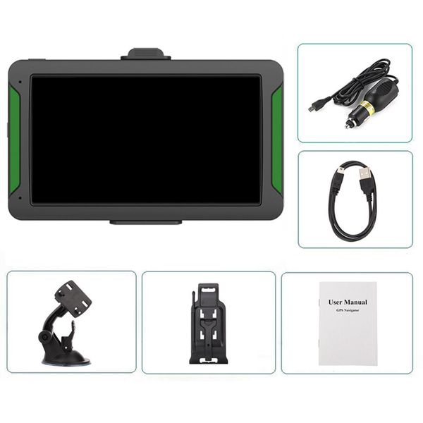 

new hd 7 inch car gps navigator sat nav navigation system fm wince 6.0 os 8gb maps for mercedes audi bmw