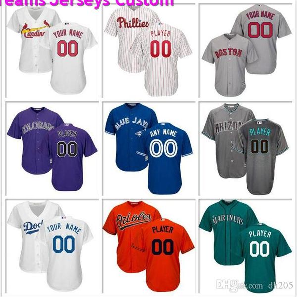 2019 Custom Mens Baseball Jersey 