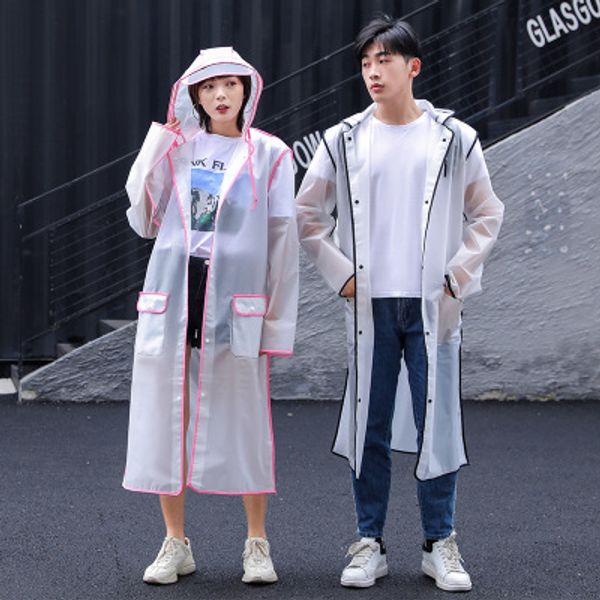 

raincoatfashion scrub raincoat transparent long raincoat mountaineering walk siamese wrapped outdoor products outdoor tourism