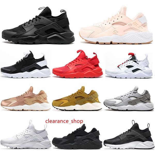 

новое прибытие huarache 4.0 1.0 мужчины женские кроссовки тройной белый зеленый бальк красный розовый розовое золото спортивные кроссовки ра