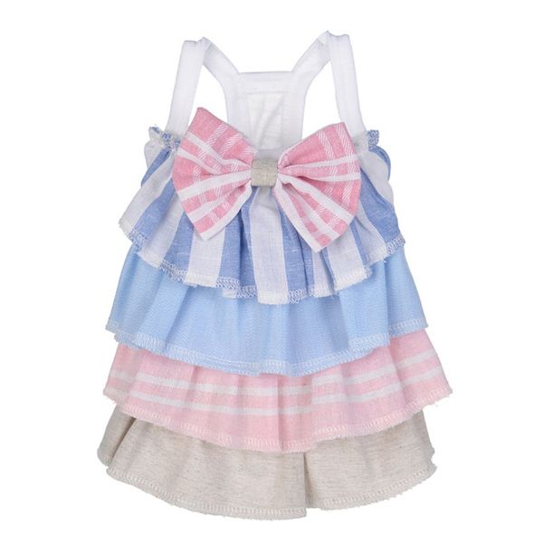 

spring and summer bow cake skirt dress dog costumes pet clothes 2018 new dog clothes pet cake skirt for small dogs
