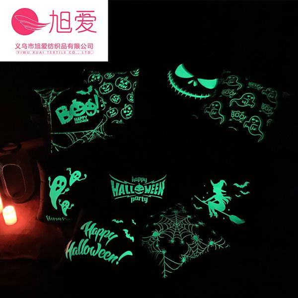 

halloween christmas eve light self-luminous personalized pillow cushion