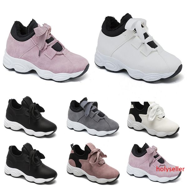 

non-brand running shoes for women chaussures white black pink grey suede fashion sports sneakers 36-40 style 219