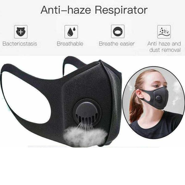 

anti-allergic bacterial pm2.5 masks with valve anti dust mask reusable dustproof filter organic sponge household protective products masks