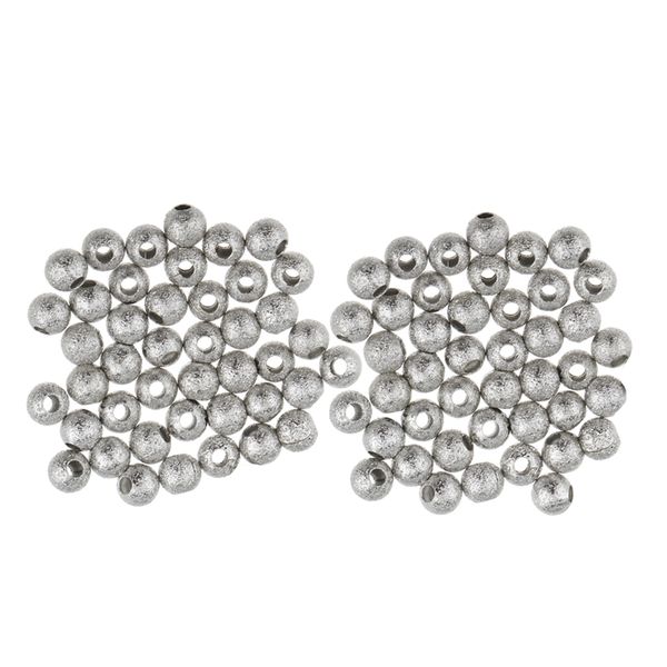 

100шт матовая медь распорка бусины бусины 4 мм diy ожерелье браслет изготовление