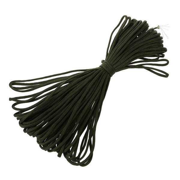 

green rope 7 wires for the survival of emergency parachute 100 ft