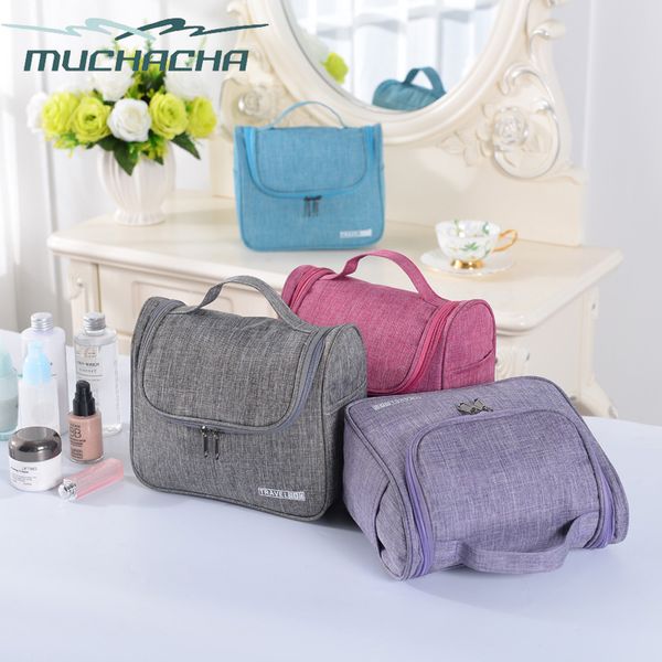 

muchacha 300d polyester nylon oxford multifunctional makeup bathroom accessory hang pouch storage lady cosmetic bag