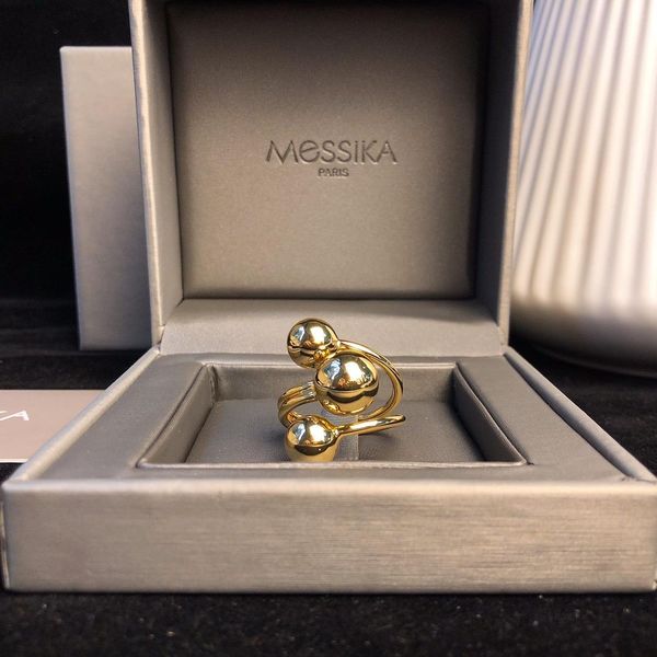 

Дизайнерское кольцо 18K Gold Ring Paris Независимый дизайнер 2019 Роскошные модные аксессу