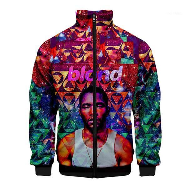 

осень толстовки дизайнер нагрудные шеи 3d печать мужчины одежда мода стиль casual одеждой, фрэнк оушен мужские, Black