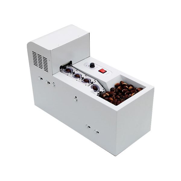 

qihang_automatic 220v 65-75kg/h electric chestnut opener commercial chestnut cutting machine for sale