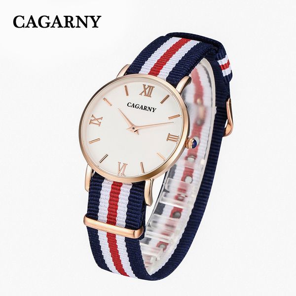 

relogio masculino cagarny men watch luxury chronograph waterproof sport male clock leather military army wristwatch, Slivery;brown