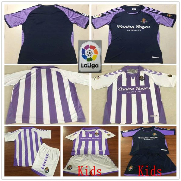 

2018 2019 Real Valladolid Soccer Jerseys Balbi Leao Mata Marcos Luismi Arnaiz Jaime Borja Custom Home Away 18 19 Adult Kids Football Shirt
