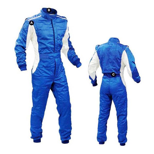 

personality bright color car cloth bike racers jackets car kart racing suit and white light spot drift racing, Black