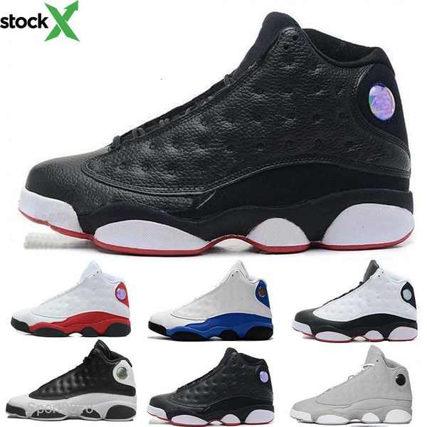 

13 13s men basketball shoes bred flints respect black grey terracotta blush chicago cat black trainers basketball shoes size 13
