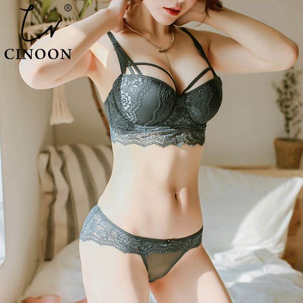 

cinoon new sexy кружева бинты белье установить шарм seduction push up нижнее белье женщины elegant дышащие удобная комплект бюстгальтера, Red;black