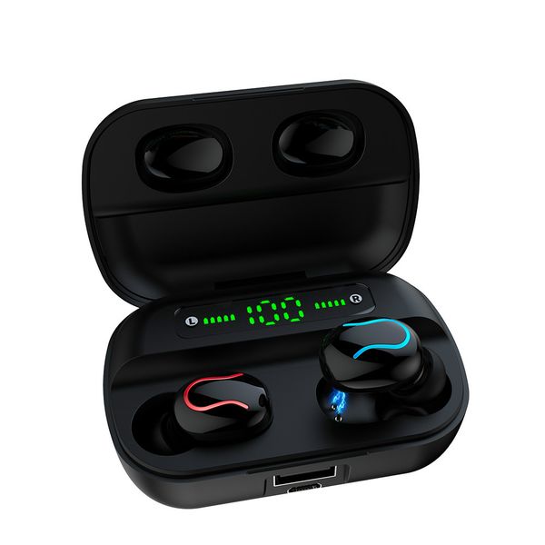 

wireless bluetooth 5.0 earphones tws music stereo earbud earphone with mic charging handheadsets