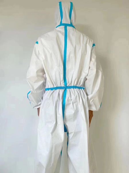 

disposable medical grade protective film pe film breathable protective film isolation clothing direct sales