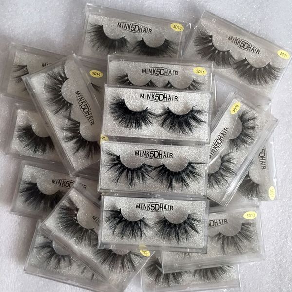 

2019 new false eyelashes 3d mink eyelashes 25mm natural long mink lashes high volume fluffy eyelash makeup tool