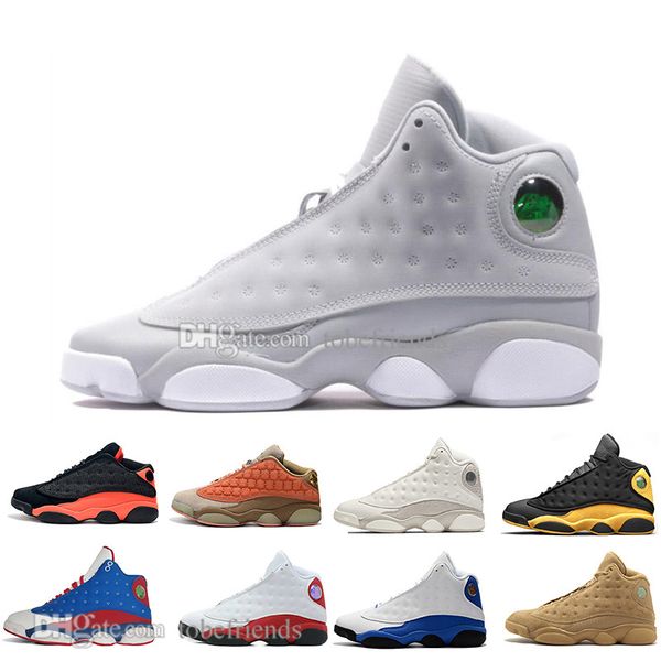

2019 13 13s cap and gown terracotta blush mens basketball shoes atmosphere grey black infrared flints men sports sneakers designer outdoor
