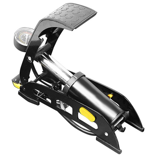

bicycle car tire air pump aluminum alloy foot push high pressure steel no-slip pump portable outdoor