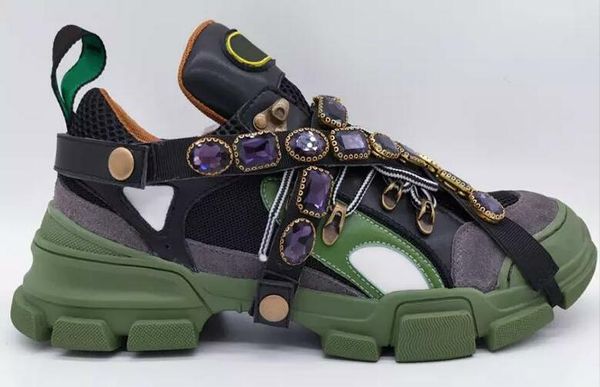 

Flashtrek Дизайнерская повседневная обувь со съемными кристаллами Мужские кроссовки